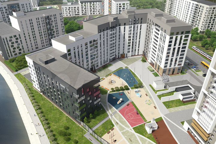 2-к. квартира, 57,3 м², 7/12 эт.