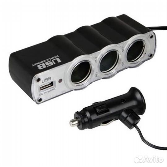 Переходники прикуривателя с дисплеем