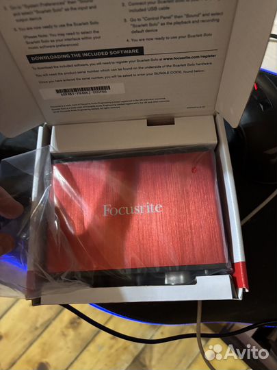 Звуковая карта focusrite scarlett solo