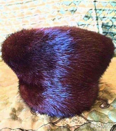 Шапка норковая женская. Норковый берет женский