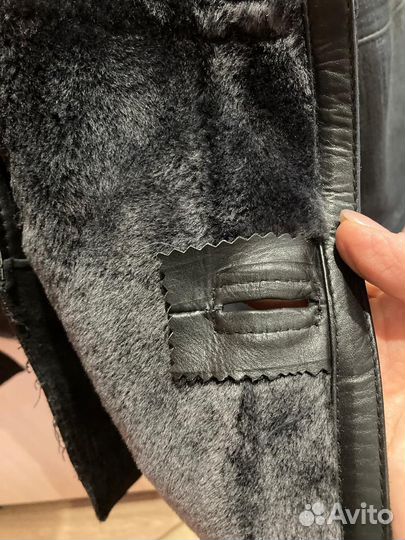 Мужская дублёнка размер 52
