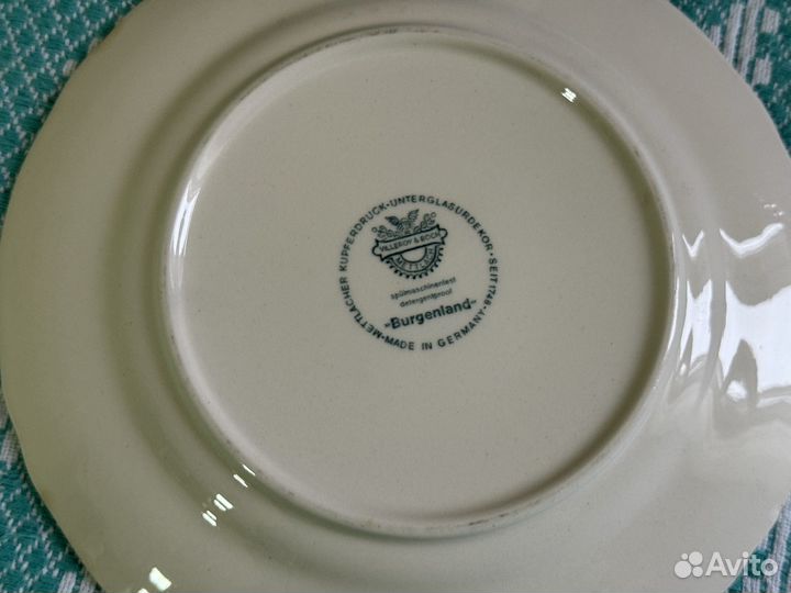 Тарелка 19си villeroy boch burgenland со сколом