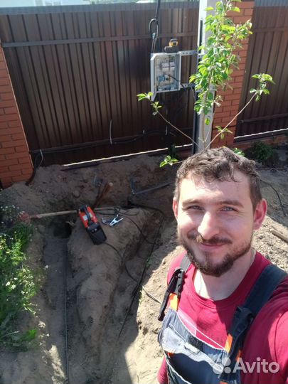 Монтаж контура заземления, заземление