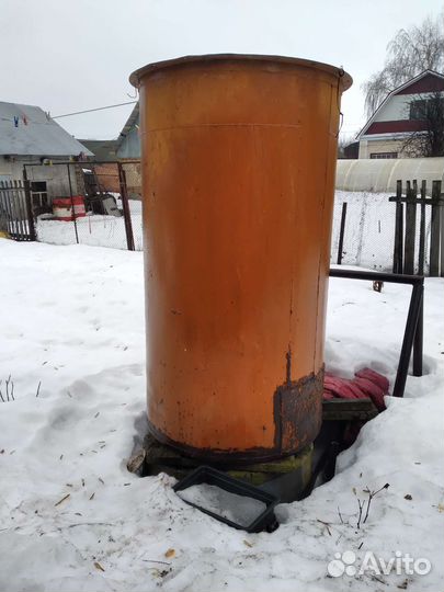 Бочка железная