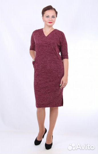 Платье р.48,56,64 трикотаж Россия качество супер