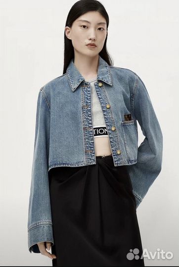 Джинсовая куртка женская LV