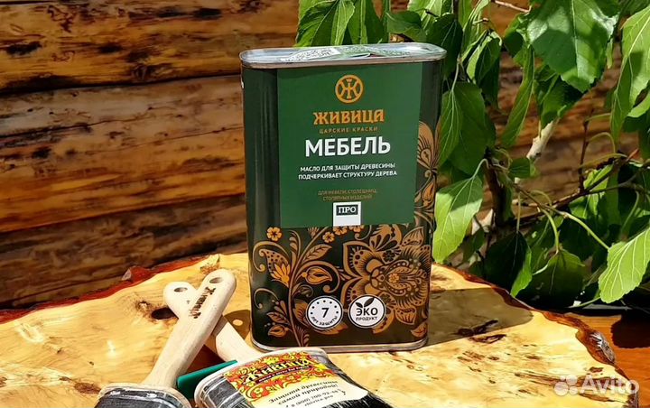 Масло с воском мебель про