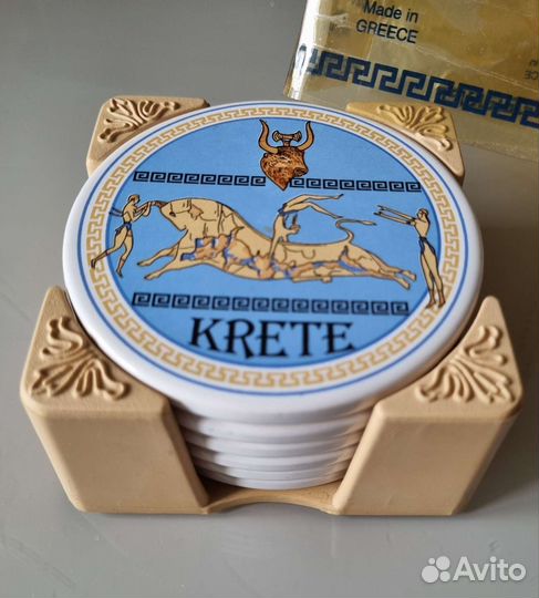 Подставки из керамики Греция набор 6ш