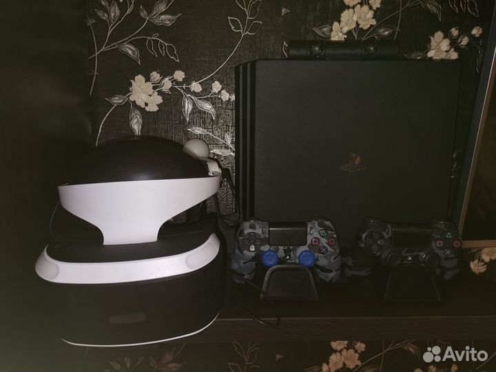 Sony ps4 pro 1tb+ vr шлем ps