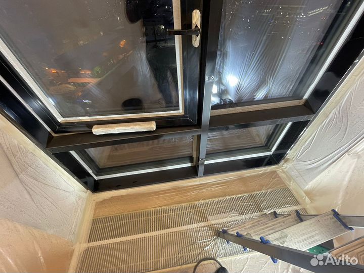 Покраска алюминиевых окон