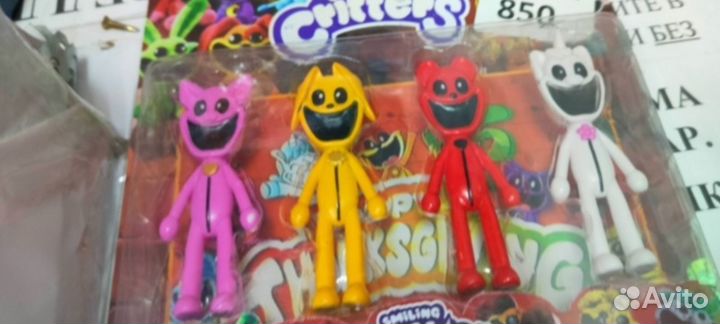 Улыбающийся твари фигурки Бобби корн пиги dogday