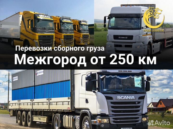 Грузоперевозки от 250 км