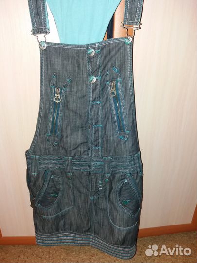 Джин сарафан