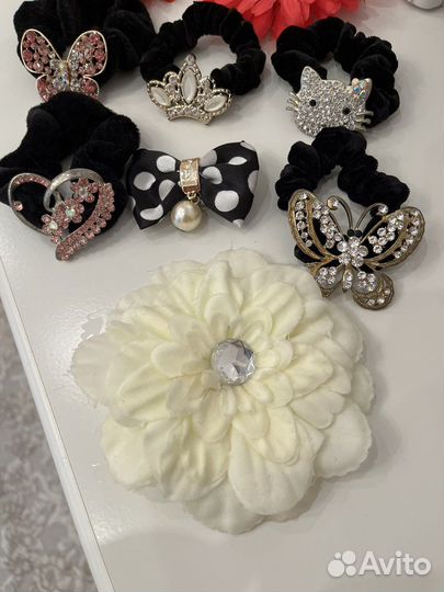 Резинки и заколки для волос