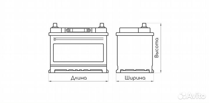 Аккумулятор 85 А.ч. Solite (95D26L) 650 A/CCA