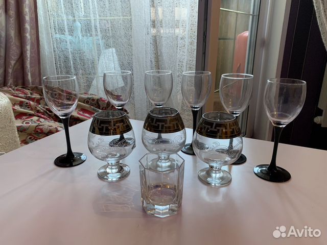 Бокалы 10 штук