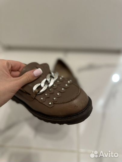 Лоферы женские 37 натуральная кожа