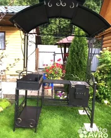 Мангал С печкой под казан