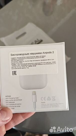 Наушники apple earpods 2