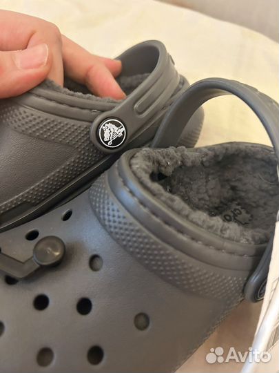 Crocs утепленные детские новые с10