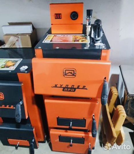 Котел для дома твердотопливный