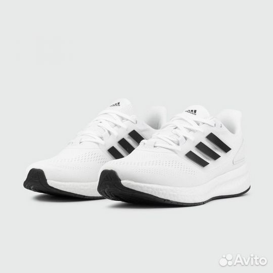 Кроссовки Adidas Pureboost 22 White Black Str