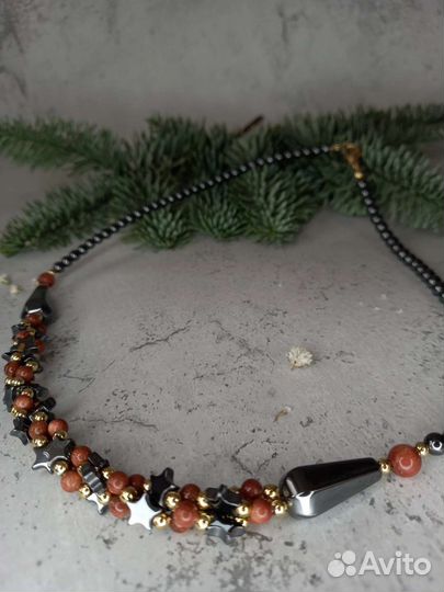 Бусы из натуральных камней