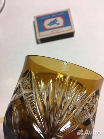 Фужеры цветной хрусталь Югославия(Сербия) 80-е г