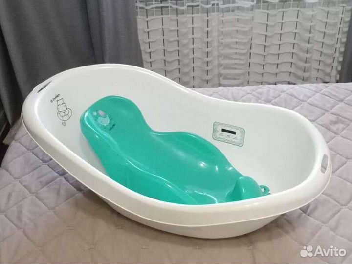 Ванночка + горка + сиденье для купания
