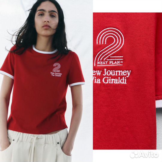 Футболка Zara Новая коллекция 2024