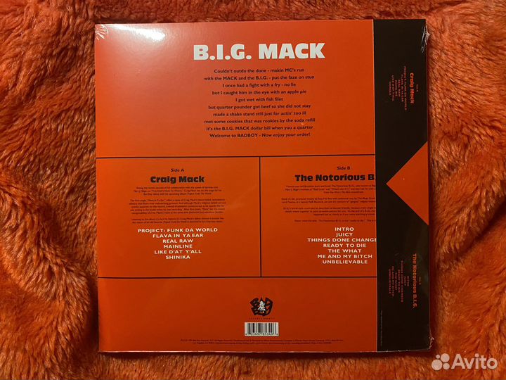 Винил Notorious BIG & Craig Mack «BIG Mack»