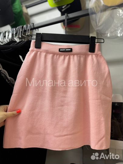 Костюм miu miu с юбкой