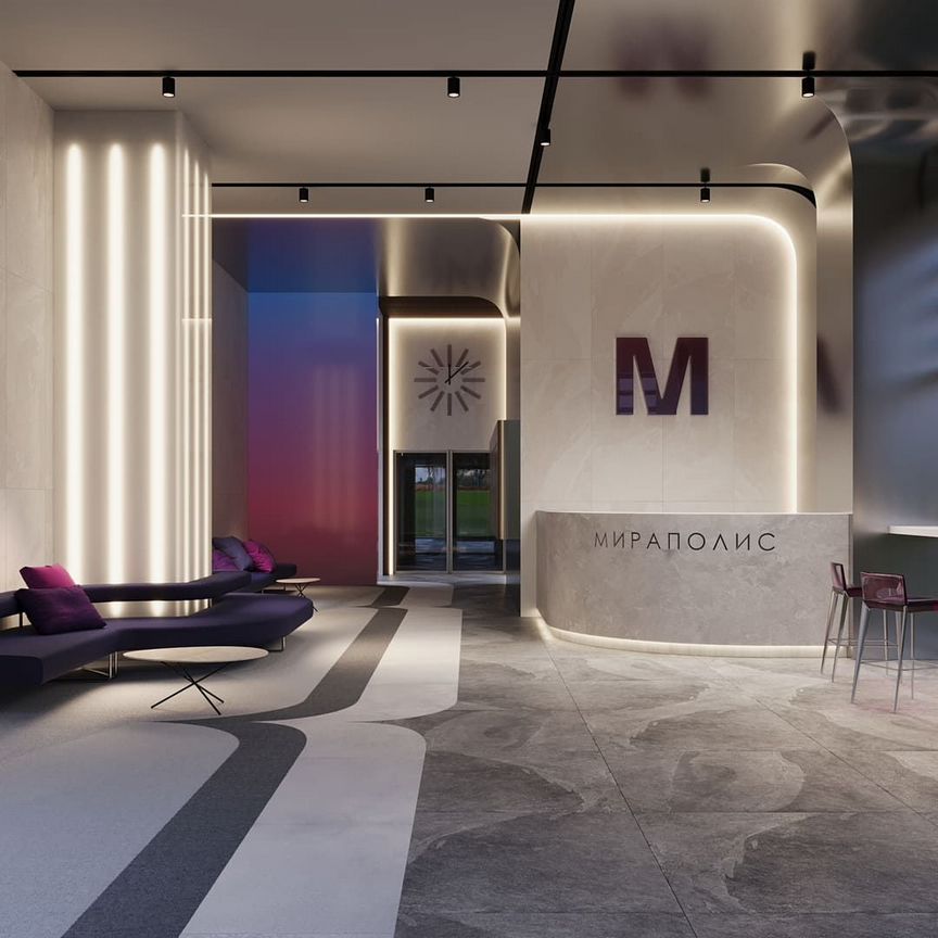 2-к. апартаменты, 50,1 м², 9/33 эт.