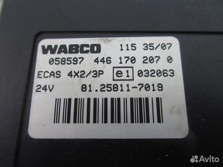 Блок управления ecas 4x2/3P MAN 81258117019