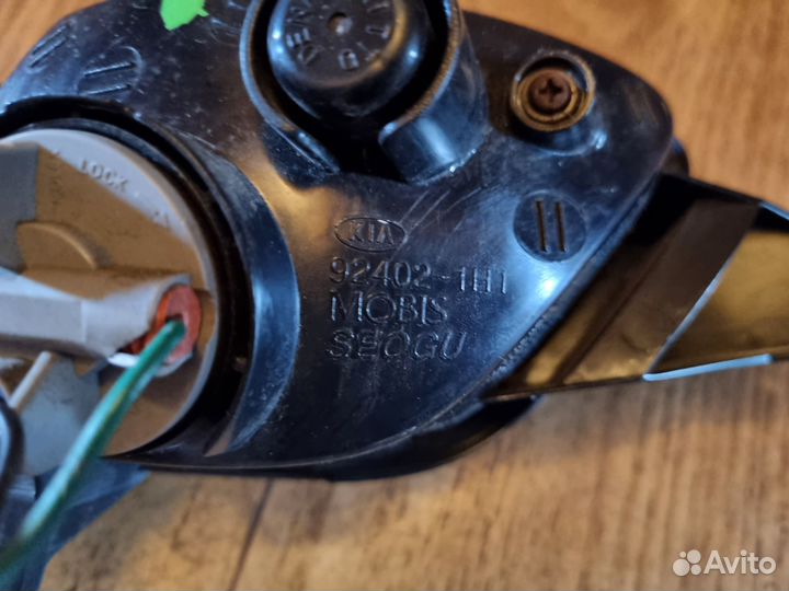 Противотуманка задняя правая kia ceed ED