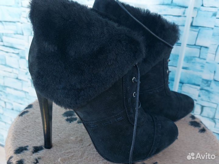 Ботильоны новые зимние р.36