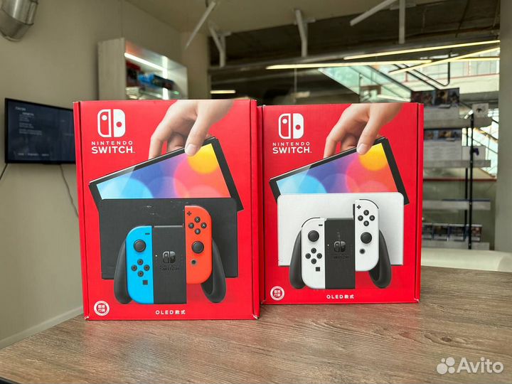 New Nintendo Switch Oled Прошитая + 128gb