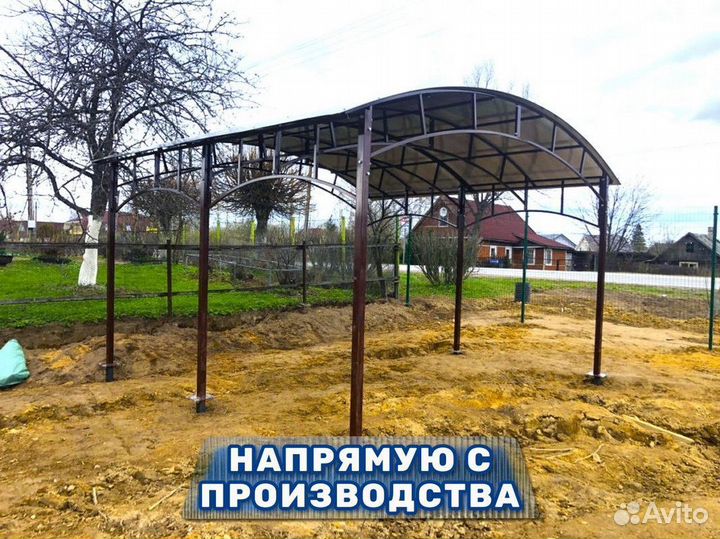 Навесы из поликарбоната. Свое производство