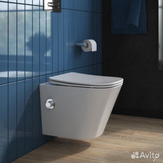 Унитаз подвесной BelBagno Due BB3103CHR-BS/SC с кр