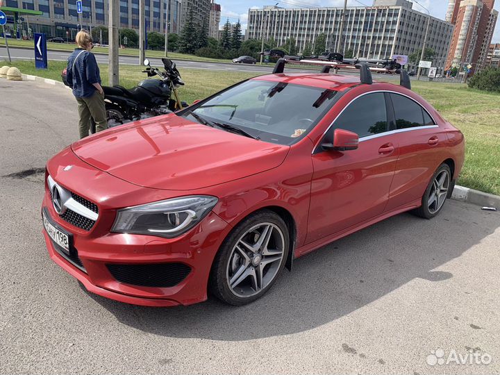 Рейлинги на крышу mercedes cla 200