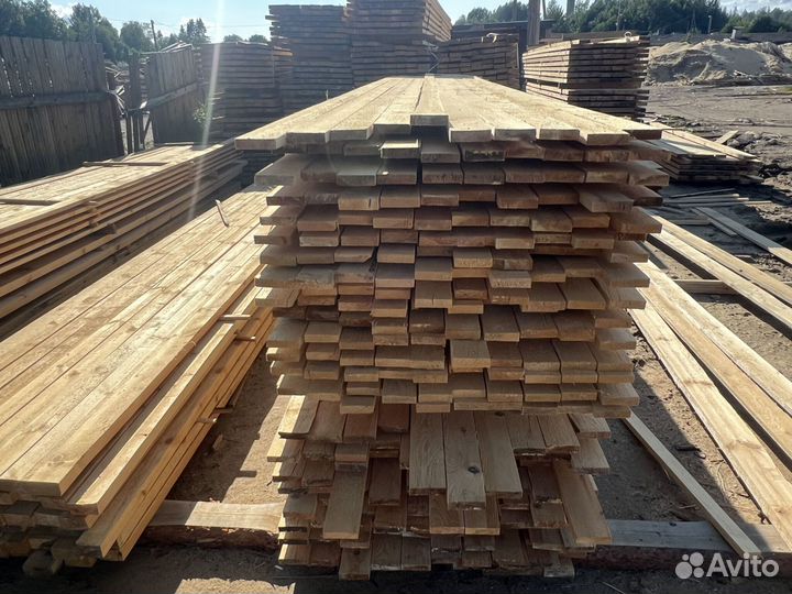 Доска обрезная 1 сорт 25х100х6000