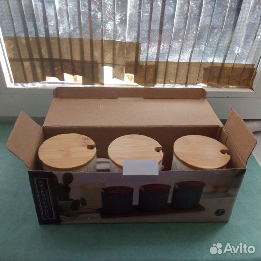 Набор банок для сыпучих продуктов