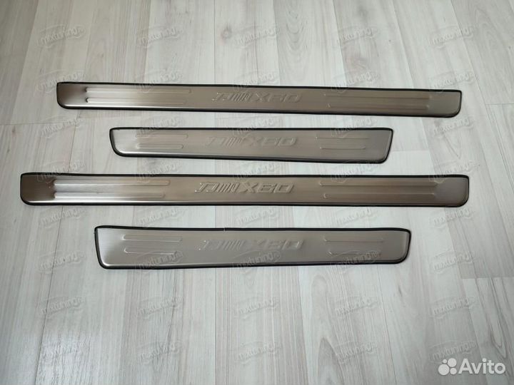 Накладки на пороги Lifan X60 2011-2018