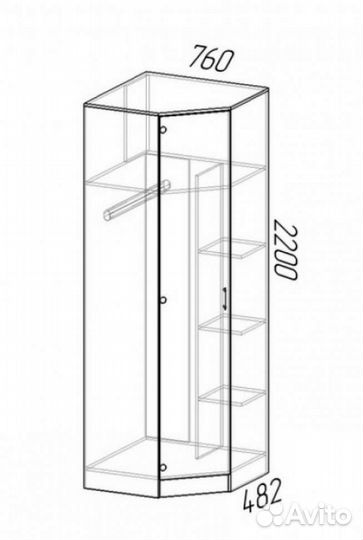 Шкаф Квадро+Шкаф Угловой