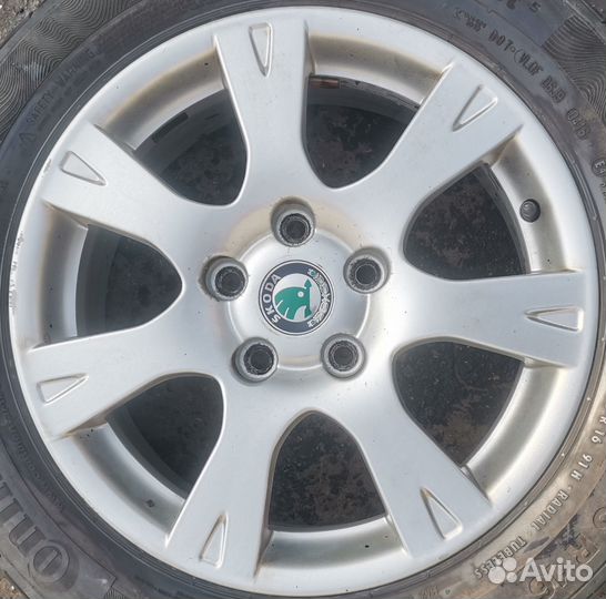 Оригинальные диски Skoda Octavia A5 R16