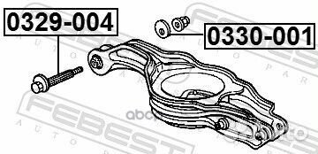 Болт эксцентрик honda odyssey/shuttle/step WGN