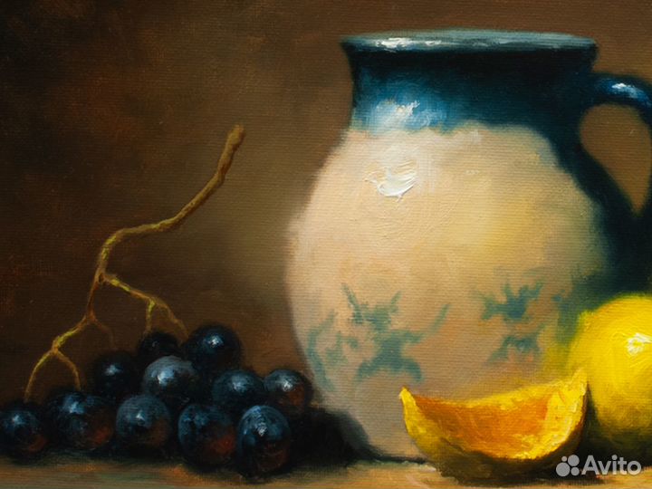 Картина маслом на холсте натюрморт 