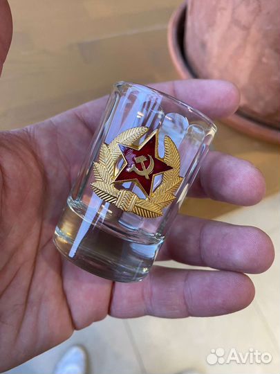 Набор стопок с символикой СССР (новые)