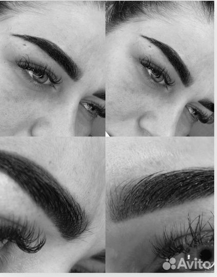 Модель на брови