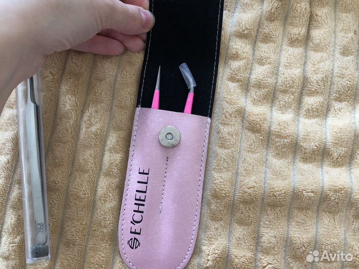 Пинцет для наращивания ресниц